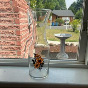 Vintage Floral Juice Jug Pitcher